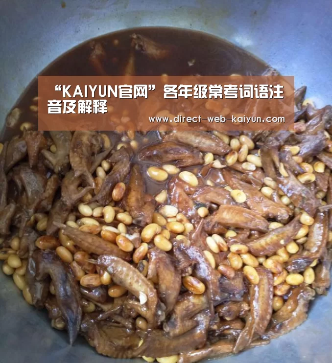 “KAIYUN官网”各年级常考词语注音及解释(图3) 开云入口